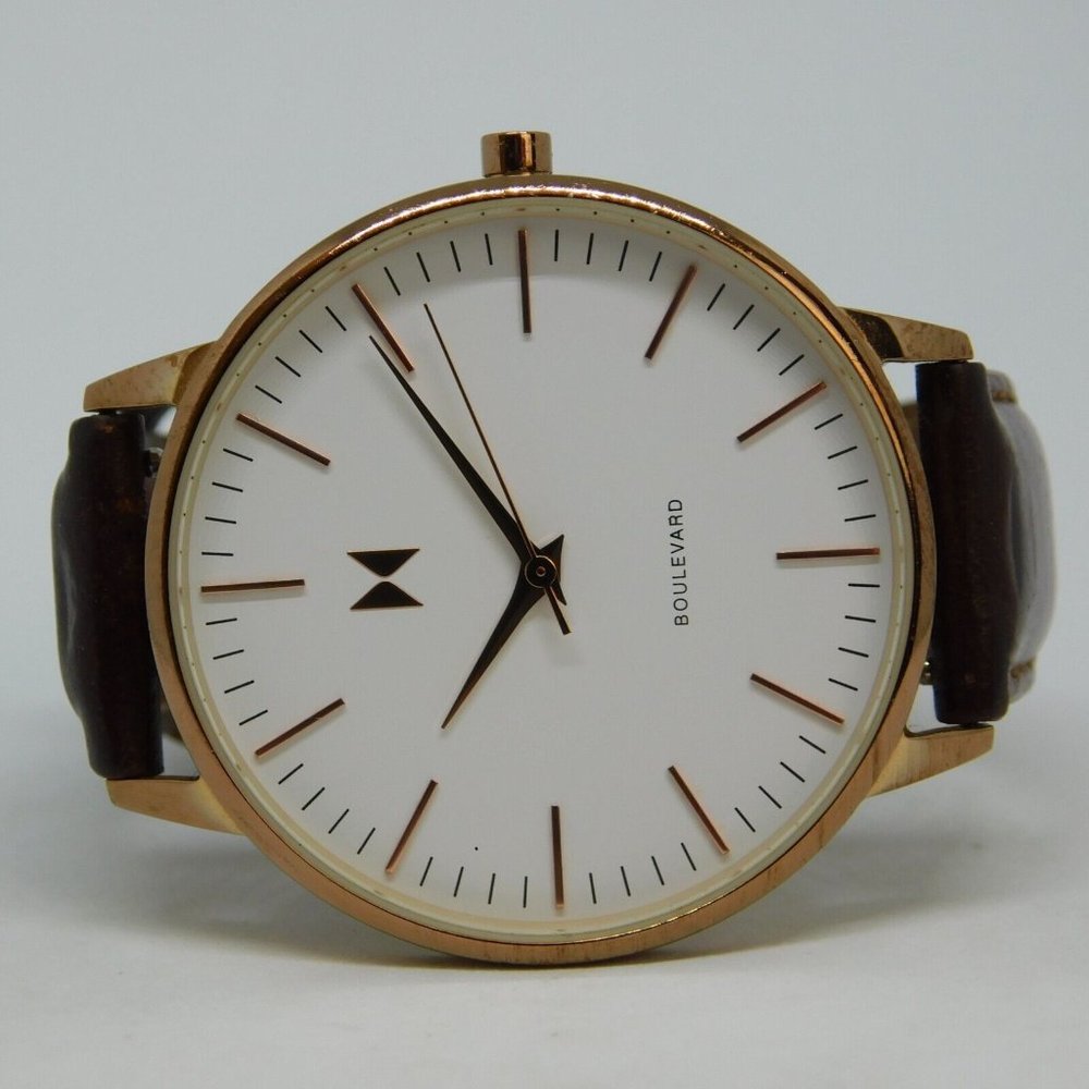 MVMT Figueroa Genuine Leather Quartz Women's Watch New Battery
